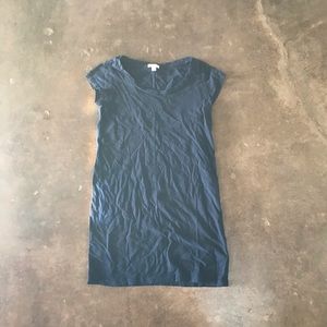 Navy blue dressy or casual T shirt dress